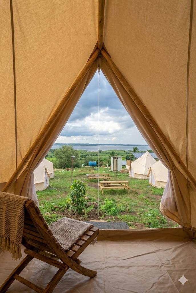 Minimalist Tent - Minimal shelter close to land and weather